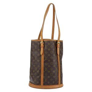 LOUIS VUITTON Monogram Bucket GM Shoulder Bag M42236 LV Auth 149171